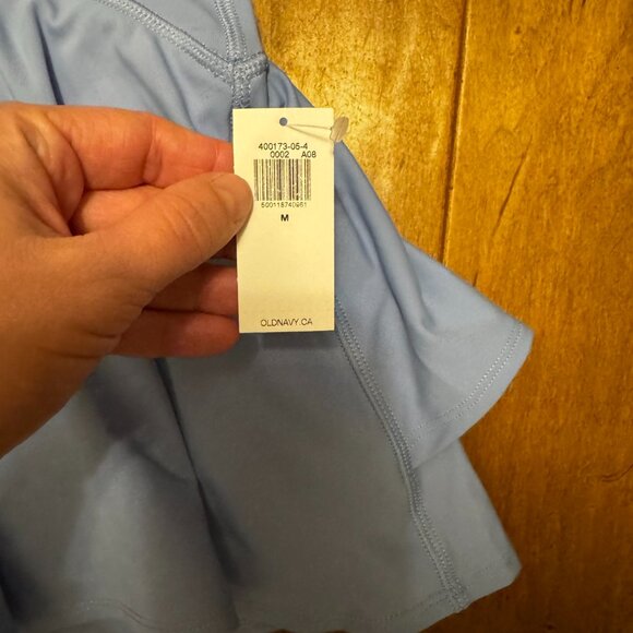 NWT Old Navy Active Blue Golf Skirt – Size M – Built-In Shorts – Preppy & Sporty - Picture 7 of 8